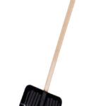 Garant LP110VD Snow Shovel, 11 in W Blade, Polypropylene Blade, Hardwood Handle, D-Grip Handle, Black