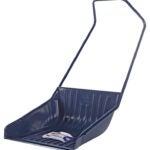 Garant 81665 Sleigh Shovel, 27-1/2 in W Blade, 26 in L Blade, Scoop Blade, Poly Blade, Steel Handle, 61 in OAL