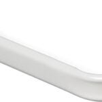 Kenney KN513 Curtain Rod, 1 in Dia, 84 to 120 in L, Steel, White