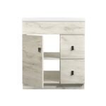 Luxo Marble Eco Series ECO 3122 MAG OLDW Bathroom Vanity, 31 in W Cabinet, 31-1/4 in D Cabinet, 31-3/4 in H Cabinet