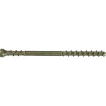 Camo 0345128-CA Deck Screw, #7 Thread, 1-7/8 in L, Trim Head, Star Drive, Carbon Steel, ProTech-Coated