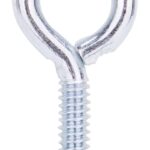 ProSource LR265 Eye Bolt, 4.5 mm Thread, Machine Thread, 3/4 in L Thread, 11/16 in Dia Eye, 79 lb Working Load, Steel Sells in Quantity of 20