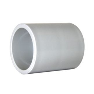 IPEX 020004 Conduit Coupling, 1-1/4 in Hub, 2 in Dia, 2 in L, PVC