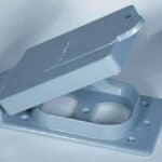 IPEX 20240 Receptacle Cover, PVC, Gray