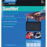 NORTON 48060 Sanding Sheet, 9 in L, 11 in W, 400 Grit, Super Fine, Aluminum Oxide Abrasive