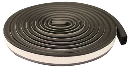 Loxcreen WS31507 Weatherstrip Tape, 19/32 in W, 10 ft L, EPDM Rubber