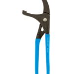 Channellock 212 Oil Filter Plier, 12 in OAL, 4-1/4 in Jaw Opening, Blue Handle, Comfort-Grip Handle, 2-1/2 in L Jaw