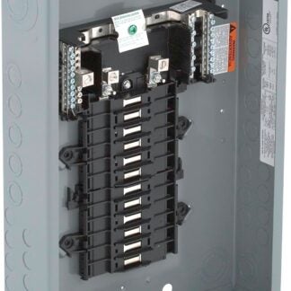 Square D Homeline CQO124L125PGC Load Center, 125 A, 1 -Pole, 24 -Space, 48 -Circuit, Main Lug