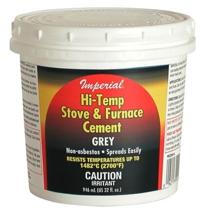 Imperial KK0284-A Stove and Furnace Cement, 32 oz Tub