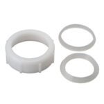 Moen M-Line Series M9614 Slip-Joint Nut and Washer, PVC, White