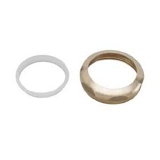 Moen M-Line Series M8732 Nut and Washer, 1-1/2 in, Brass Sells in Quantity of 6