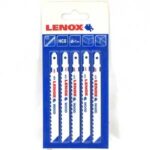 Lenox 1991407 Jig Saw Blade, 3/8 in W, 4 in L, 6 TPI