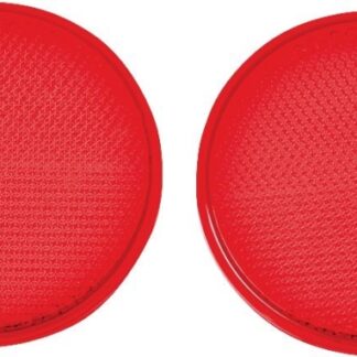 Hy-Ko CDRF-4R Carded Reflector, 9.63 in L Post, Red Reflector