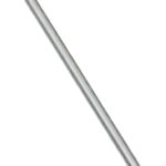 Stanley Hardware N179-333 Threaded Rod, 3/8-16 Thread, 12 in L, A Grade, Steel, Zinc, UNC Thread