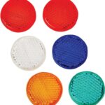 Hy-Ko CMR-10 Carded Reflector, 9.63 in L Post, Assorted Reflector