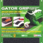 Incom RE629BL Safety Grit Tape, 21 in L, 6 in W, PVC Backing, Black