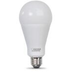 Feit Electric OM300/830/LED LED Bulb, General Purpose, Omni A23 Lamp, 300 W Equivalent, E26 Lamp Base, Warm White Light