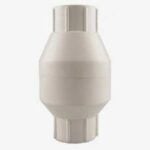 Boshart U1710-12 In-Line Check Valve, 1-1/4 in, Threaded, 100 psi Pressure, PVC Body