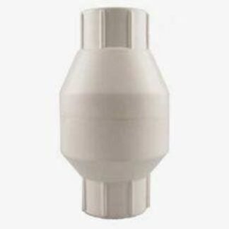 Boshart U1710-12 In-Line Check Valve, 1-1/4 in, Threaded, 100 psi Pressure, PVC Body