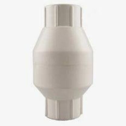 Boshart U1710-12 In-Line Check Valve, 1-1/4 in, Threaded, 100 psi Pressure, PVC Body