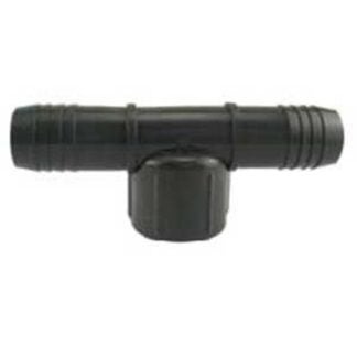 Boshart UPVCFT10 Pipe Tee, 1 in, FIP x Insert, Polypropylene, Black Sells in Quantity of 10