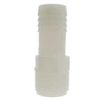 Boshart UNA-05 Pipe Adapter, 1/2 in, Insert, MPT, Nylon Sells in Quantity of 10