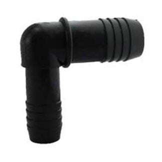 Boshart UPPRE-0705 Reducing Pipe Elbow, 3/4 x 1/2 in, Insert, 90 deg Angle, Polypropylene Sells in Quantity of 10