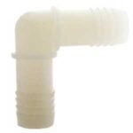 Boshart UNE-05 Pipe Elbow, 1/2 in, Insert, 90 deg Angle, Nylon Sells in Quantity of 10