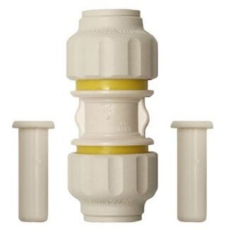 Boshart PEEC-C07 Tube Coupling, 3/4 in, Polyethylene