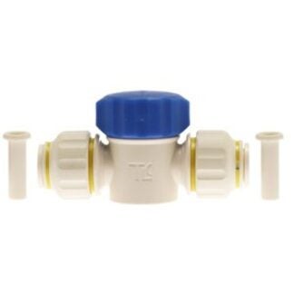 Plumb Eeze eezey-Connect Series PEEC-SVS0501 Straight Supply Valve, 1/2 x 1/8 in Connection, Push-Fit, 250 psi Pressure