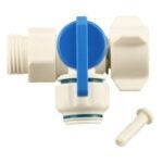 Plumb Eeze PEEC-VA0502 Dual-Outlet Valve Adapter, 1/2 x 1/2 x 3/8 in Connection, FPT x MPT x Push-Fit, 250 psi Pressure