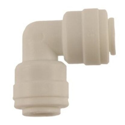 Boshart PQC-E06 Pipe Elbow, 3/8 in, 90 deg Angle, Acetal/Plastic, 100 to 170 psi Pressure