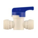 Boshart PEQC-SVS04 Stop Valve, 1/4 in Connection, 250 psi Pressure, Quarter-Turn Actuator