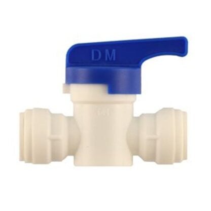 Boshart PQCSVS-06 Quick-Connect Supply Valve, 3/8 in Connection, Tube OD, 100, 170 psi Pressure, Acetal Body