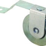 Prime-Line B 639 Roller Assembly, 1 in Dia Roller, 1/4 in W Roller, Steel, Gray, 2-Roller