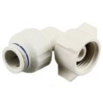 Boshart PTL-FSEGH Twistloc Pipe Elbow, 1/2 x 3/4 in, 90 deg Angle, White, 250 psi Pressure