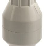 Boshart U1710-05 In-Line Check Valve, 1/2 in, Threaded, 100 psi Pressure, PVC Body