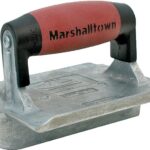 Marshalltown DuraSoft Series 833D Hand Groover, 6 in L Blade, 4-3/8 in W Blade, 1/4 in Radius, Zinc Blade