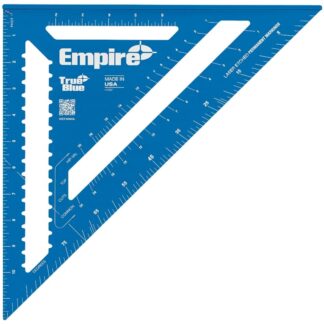 Empire E3992 Rafter Square, 0.13 in, Aluminum, 12 in L, 11.9 in W