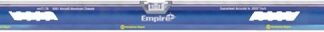 Empire True Blue e55 Series EM55.78 I-Beam Level, 78 in L, 3-Vial, Magnetic, Metal, Blue