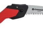 Corona RS16120 Folding Pruning Saw, 7 in Blade, SK5 Steel Blade, 6 TPI, Plastic Handle, Non-Slip Handle