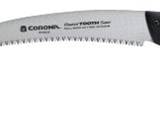 Corona RS16020 Curved Pruning Saw, 14 in Blade, SK5 Steel Blade, 6 TPI, Rubber Handle, Non-Slip Handle