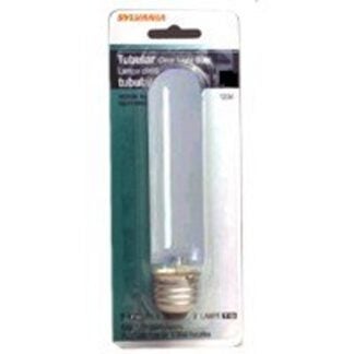 Sylvania 18492 Incandescent Lamp, 25 W, T10 Lamp, Medium Lamp Base, 230 Lumens, 2850 K Color Temp, 1000 hr Average Life Sells in Quantity of 6