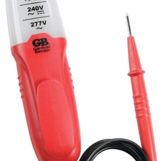 GB GET-3213 Tester, 120 to 277 V, LED Display, Functions: Voltage, Red