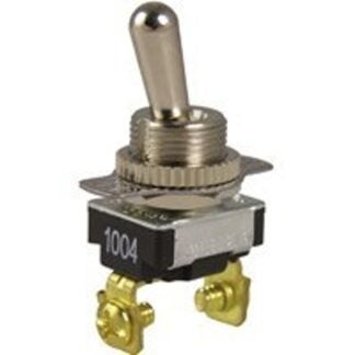 GB GSW-17 Toggle Switch, 120/240 VAC, SPST, Screw Terminal, Steel Housing Material