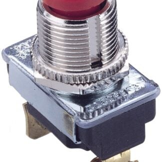 GB GSW-23 Pushbutton Switch, 3/1.5 A, 120/277 V, SPST, Screw Terminal, Plastic Housing Material, Chrome