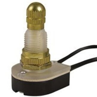 GB GSW-61 Rotary Switch, 6/3 A, 125/250 V, SPST, Brass