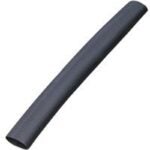 GB HST-125 Heat Shrink Tubing, 1/8 to 1/16 in Dia, 4 in L, Polyolefin, Black