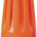 GB WireGard GB-3 10-003 Wire Connector, 22 to 14 AWG Wire, Steel Contact, Polypropylene Housing Material, Orange