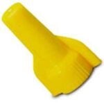 GB WingGard 19-084 Wire Connector, 22 to 10 AWG Wire, Steel Contact, Thermoplastic Housing Material, Yellow